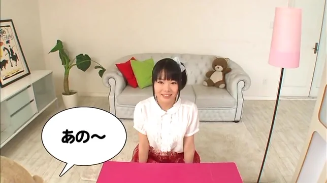 Charming teen Miyu Sakai sucks rod gives a footjob