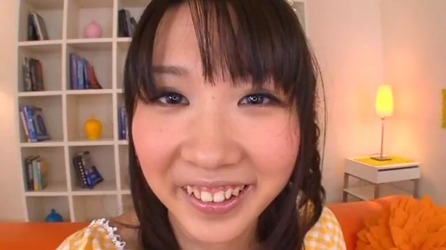 Teen Uruha Mizuki gets a sticky facial while she masturbates 2