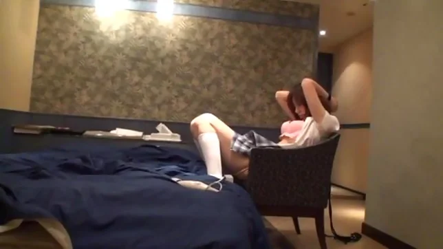 Nice teen in school uniform Miyabi Tsukioka dick riding 2