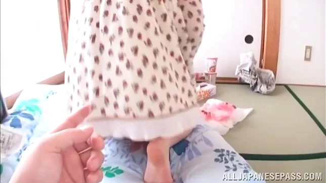 Naughty Ai Uehara likes sucking hard cock 2