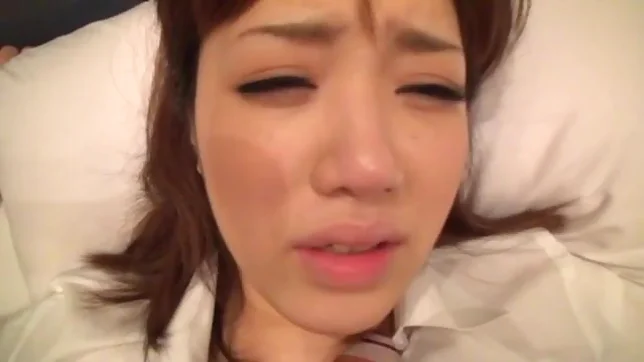 Nice teen in school uniform Miyabi Tsukioka dick riding 3