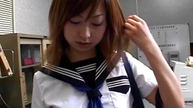 Sayaka Hagiwara shaved pussy pounded