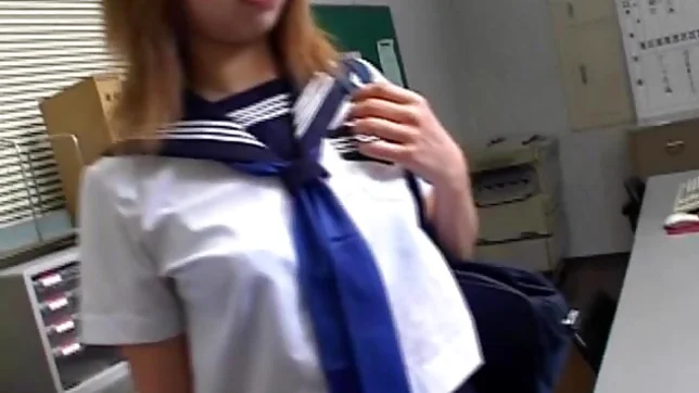 Sayaka Hagiwara shaved pussy pounded