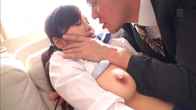 Sexy schoolgirl, Anna Hashimoto gets hardcore fucking