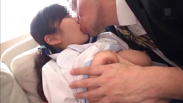 Sexy schoolgirl, Anna Hashimoto gets hardcore fucking