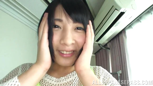 Sexy chick in a short skirt, Miku Abeno boasts of her cock sucking s 5