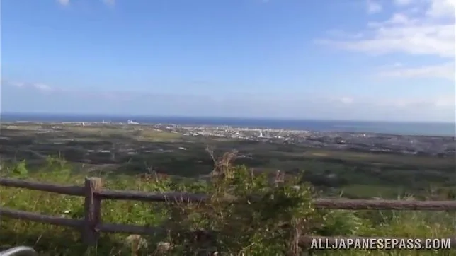 Busty Ichigo Tominaga enjoys a good solo fingering 5