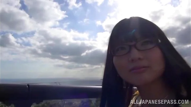 Busty Ichigo Tominaga enjoys a good solo fingering 5