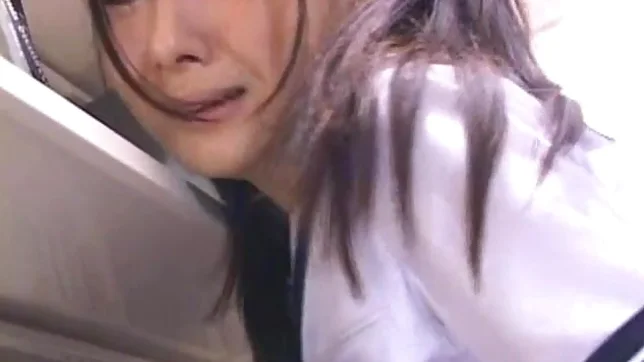 Naughty Schoolgirl Gets Fingered To An Orgasm In A Library