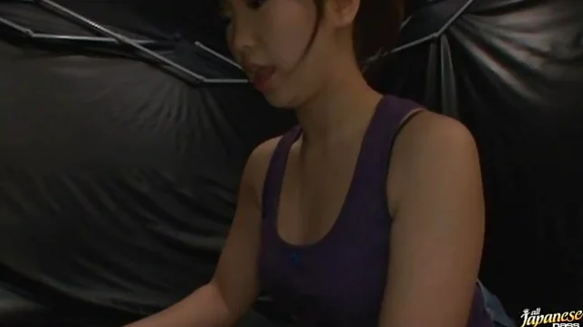 Nozomi Mitani Japanese model enjoys sucking her friends huge cock 2