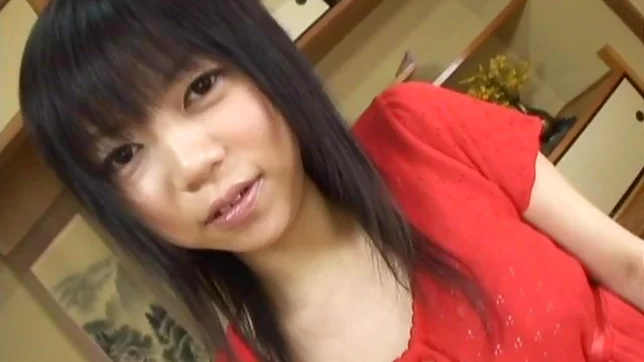 Minami Asaka Lovely Asian chick plays with her smooth pussy 4