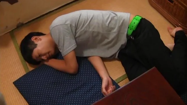 Kinky Japanese teen babe with small tits is screwed hard