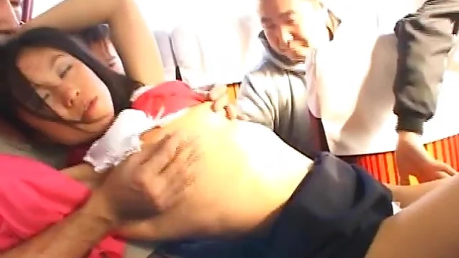 Mature Asian chick is in a gangbang 7