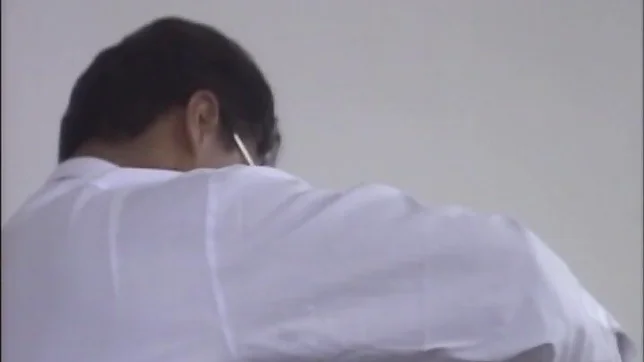 Hot Asian babe, Hitomi Shiraishi sucks and fucks an old guy 2