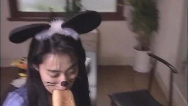 Hot Asian babe, Hitomi Shiraishi sucks and fucks an old guy 2