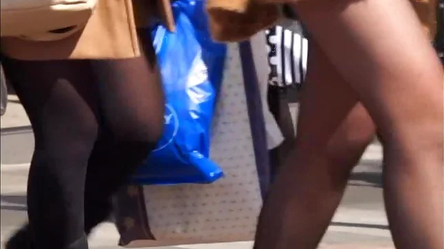 Two delicious Asian babes have threesome sex in a car 3