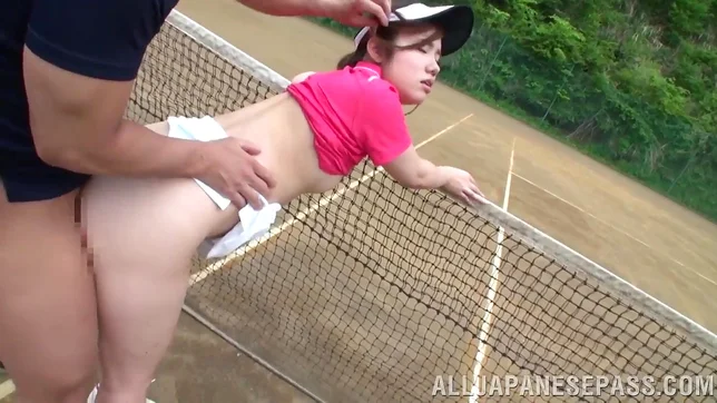 Japanese teen hottie Aya Shiomi gets massaged with oil 4