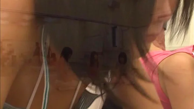 Young cheerleaders in rough masturbation scene