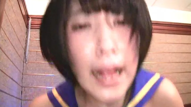 Abeno Miku is giving wild handjob and lusty fellatio 8