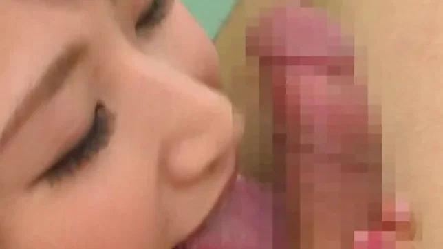 Hot milf Yui lots of insane dildo sucking and hand work on cock 2