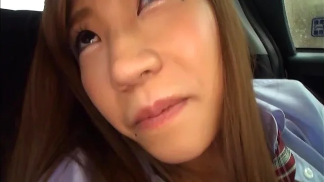 Hot Japanese teen schoolgirl experiences toy insertion 2