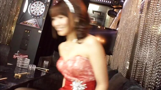 Fingering of a wet and creamed pussy on Japanese AV Model 2