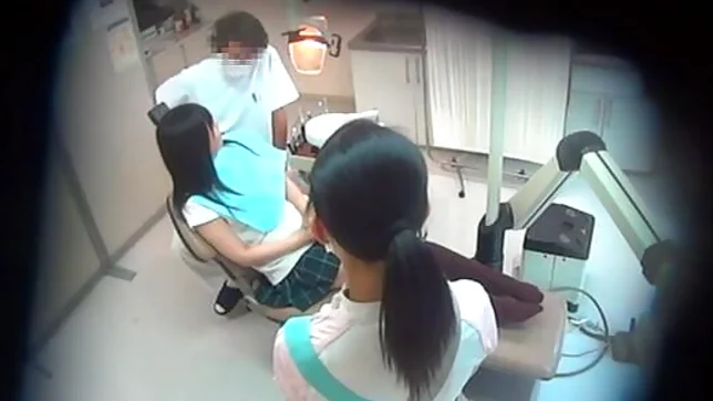 Juicy Japanese AV model is screwed by a horny dentist