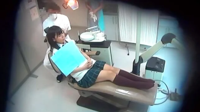 Juicy Japanese AV model is screwed by a horny dentist