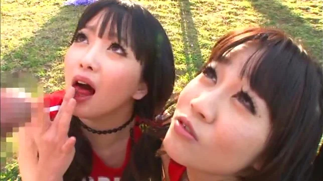 Spicy cheerleader Yuri Shinomiya group sex