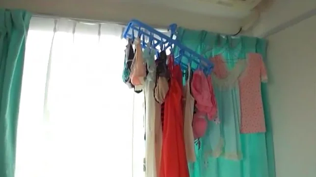 Amazing sweet Japanese girl wildest masturbation action