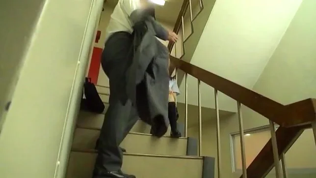 Sexy Japanese AV Model teen in uniform hot blowjob and hardcore sex 2