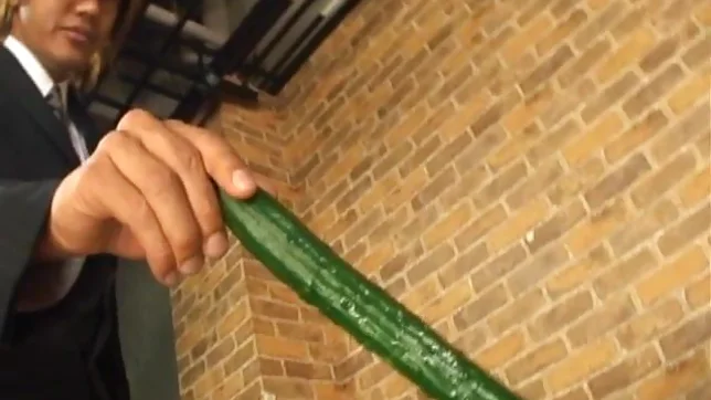 Megumi Morita Asian doll pokes her hot pussy with a dildo 3