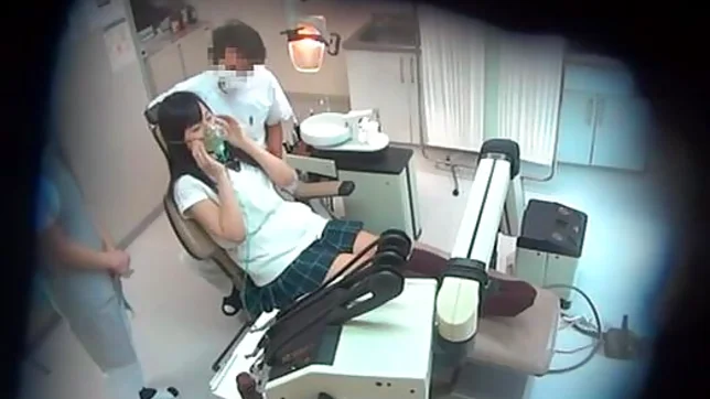 Juicy Japanese AV model is screwed by a horny dentist 2