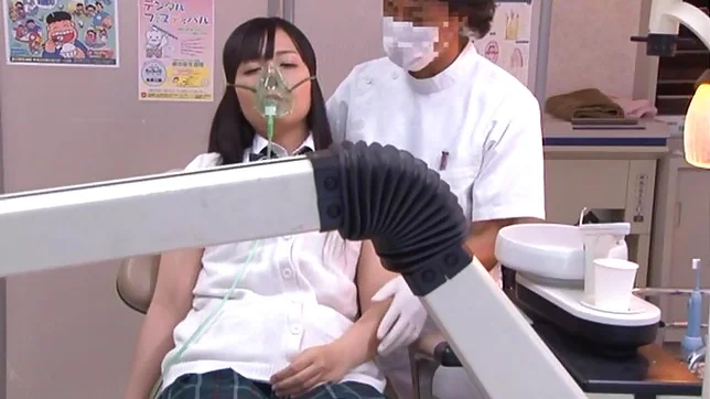 Juicy Japanese AV model is screwed by a horny dentist 2