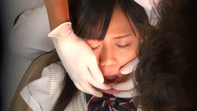 Juicy Japanese AV model is screwed by a horny dentist 2