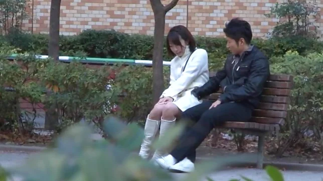 Small tits teen Chika Sena sucks cock and gets fucked from behind