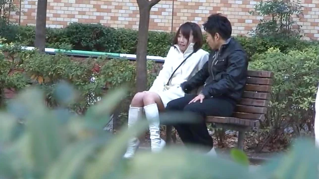 Small tits teen Chika Sena sucks cock and gets fucked from behind