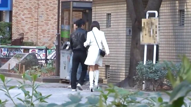 Small tits teen Chika Sena sucks cock and gets fucked from behind