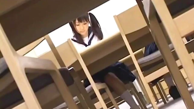 Naughty Schoolgirl Gets Fingered To An Orgasm In A Library 3