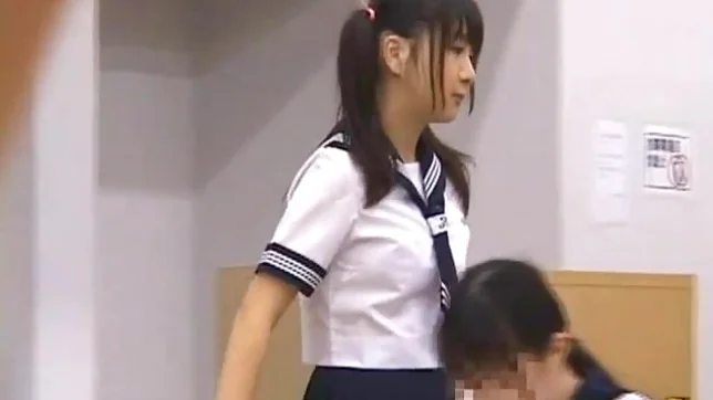 Naughty Schoolgirl Gets Fingered To An Orgasm In A Library 3