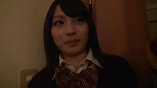 Passionate Japanese schoolgirl engulfs and rides cock in a toilet