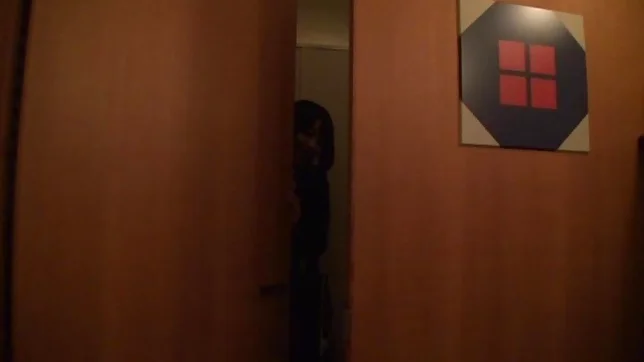 Passionate Japanese schoolgirl engulfs and rides cock in a toilet