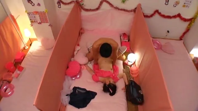 Glorious Japanese AV model is a maid in pink costume gets drilled