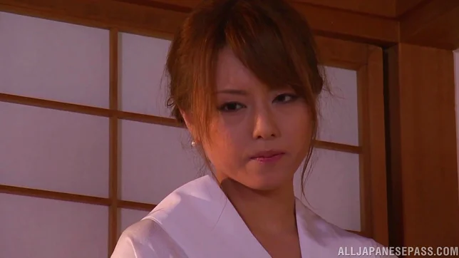 Cum in mouth of horny milf Akiho Yoshizawa