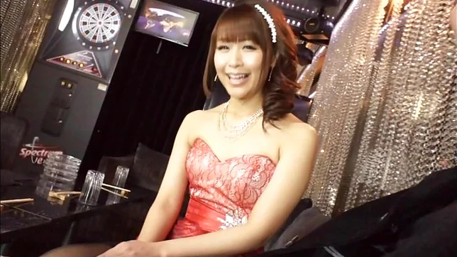 Fingering of a wet and creamed pussy on Japanese AV Model 4