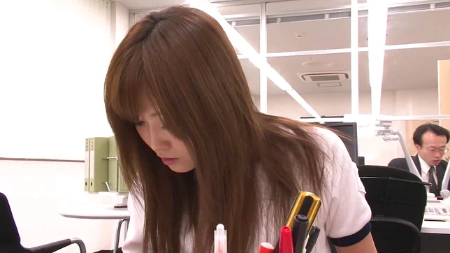 Rina Kato blows cock and enjoys cum on her clothes