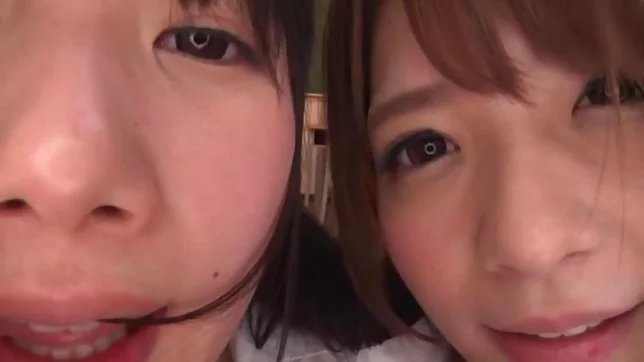 Japanese schoolgirls are being naughty