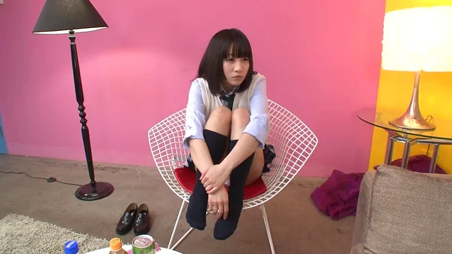 Hardcore sex with a sexy Japanese schoolgirl in heat