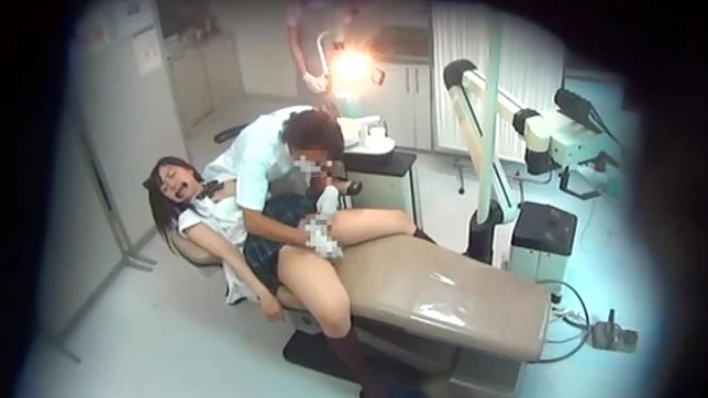 Juicy Japanese AV model is screwed by a horny dentist 4