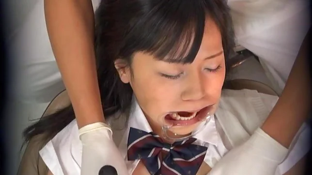 Juicy Japanese AV model is screwed by a horny dentist 4
